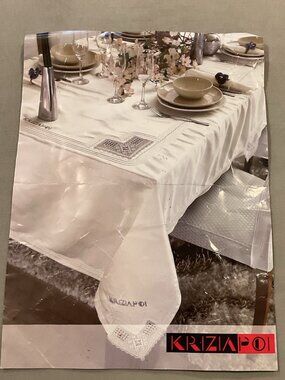Gorgeous embroidered party table cloth
